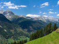 Kabinenbahn Aussicht bei Beginn der Talfahrt - Klaussee Wanderung